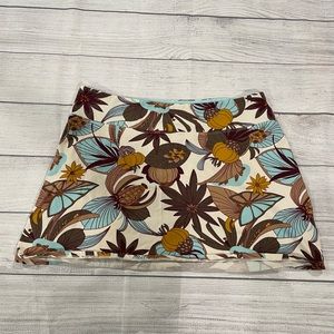 PATAGONIA Tidal Skirt Organic Cotton Floral Large